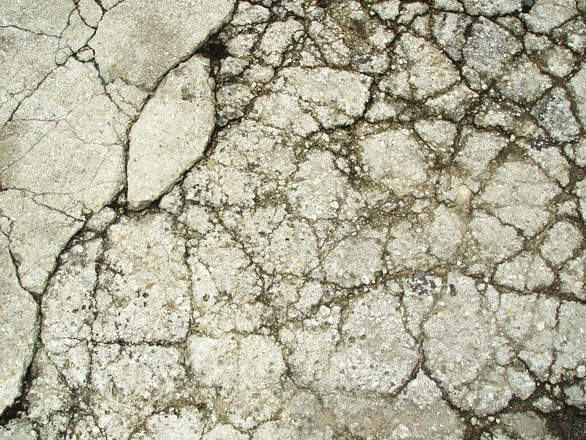 closeup asphalt with cracks